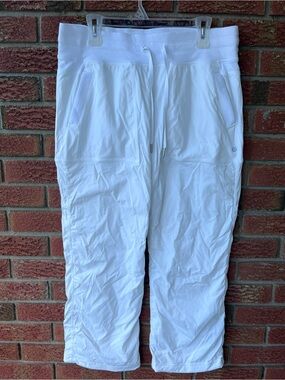 lululemon women’s dance studio pants sz  12 White
